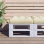 Palettenkissen Sandfarben 58x58x10 cm Stoff Palettenkissen Sandfarben 58x58x10 cm Stoff