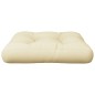 Palettenkissen Sandfarben 58x58x10 cm Stoff Palettenkissen Sandfarben 58x58x10 cm Stoff