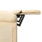 vidaXL Massagesessel Creme Stoff vidaXL Massagesessel Creme Stoff