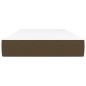 vidaXL Taschenfederkernmatratze Dunkelbraun 90x190x20 cm Stoff vidaXL Taschenfederkernmatratze Dunkelbraun 90x190x20 cm Stoff