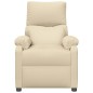 vidaXL Massagesessel mit Aufstehhilfe Creme Stoff vidaXL Massagesessel mit Aufstehhilfe Creme Stoff