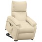 vidaXL Massagesessel mit Aufstehhilfe Creme Stoff vidaXL Massagesessel mit Aufstehhilfe Creme Stoff