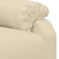 vidaXL Massagesessel mit Aufstehhilfe Creme Stoff vidaXL Massagesessel mit Aufstehhilfe Creme Stoff