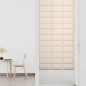 vidaXL Wandpaneele 12 Stk. Creme 30x15 cm Samt 0,54 m² vidaXL Wandpaneele 12 Stk. Creme 30x15 cm Samt 0,54 m²