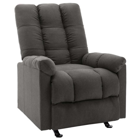 vidaXL Relaxsessel Verstellbar Dunkelgrau Stoff