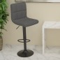 vidaXL Barhocker Dunkelgrau Stoff vidaXL Barhocker Dunkelgrau Stoff