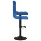vidaXL Barhocker 2 Stk. Blau Samt vidaXL Barhocker 2 Stk. Blau Samt