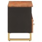vidaXL TV-Schrank Braun und Schwarz 70x33,5x46 cm Massivholz Mango vidaXL TV-Schrank Braun und Schwarz 70x33,5x46 cm Massivholz Mango