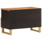 vidaXL TV-Schrank Braun und Schwarz 70x33,5x46 cm Massivholz Mango vidaXL TV-Schrank Braun und Schwarz 70x33,5x46 cm Massivholz Mango