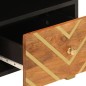 vidaXL TV-Schrank Braun und Schwarz 70x33,5x46 cm Massivholz Mango vidaXL TV-Schrank Braun und Schwarz 70x33,5x46 cm Massivholz Mango
