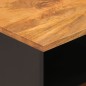 vidaXL TV-Schrank Braun und Schwarz 70x33,5x46 cm Massivholz Mango vidaXL TV-Schrank Braun und Schwarz 70x33,5x46 cm Massivholz Mango