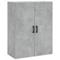 vidaXL Highboard Betongrau 69,5x34x180 cm Holzwerkstoff vidaXL Highboard Betongrau 69,5x34x180 cm Holzwerkstoff