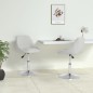 vidaXL Esszimmerstühle 2 Stk. Weiß Kunstleder vidaXL Esszimmerstühle 2 Stk. Weiß Kunstleder