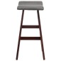 vidaXL Barhocker 2 Stk. Dunkelgrau Stoff vidaXL Barhocker 2 Stk. Dunkelgrau Stoff