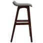 vidaXL Barhocker 2 Stk. Dunkelgrau Stoff vidaXL Barhocker 2 Stk. Dunkelgrau Stoff