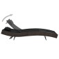 Sonnenliegen 2 Stk. mit Tisch Poly Rattan und Textilene Braun Sonnenliegen 2 Stk. mit Tisch Poly Rattan und Textilene Braun