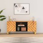 vidaXL TV-Schrank Braun und Schwarz 105x33,5x46 cm Massivholz Mango vidaXL TV-Schrank Braun und Schwarz 105x33,5x46 cm Massivholz Mango