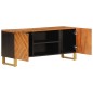 vidaXL TV-Schrank Braun und Schwarz 105x33,5x46 cm Massivholz Mango vidaXL TV-Schrank Braun und Schwarz 105x33,5x46 cm Massivholz Mango