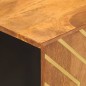 vidaXL TV-Schrank Braun und Schwarz 105x33,5x46 cm Massivholz Mango vidaXL TV-Schrank Braun und Schwarz 105x33,5x46 cm Massivholz Mango