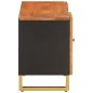 vidaXL TV-Schrank Braun und Schwarz 105x33,5x46 cm Massivholz Mango vidaXL TV-Schrank Braun und Schwarz 105x33,5x46 cm Massivholz Mango