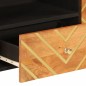 vidaXL TV-Schrank Braun und Schwarz 105x33,5x46 cm Massivholz Mango vidaXL TV-Schrank Braun und Schwarz 105x33,5x46 cm Massivholz Mango