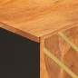 vidaXL TV-Schrank Braun und Schwarz 105x33,5x46 cm Massivholz Mango vidaXL TV-Schrank Braun und Schwarz 105x33,5x46 cm Massivholz Mango