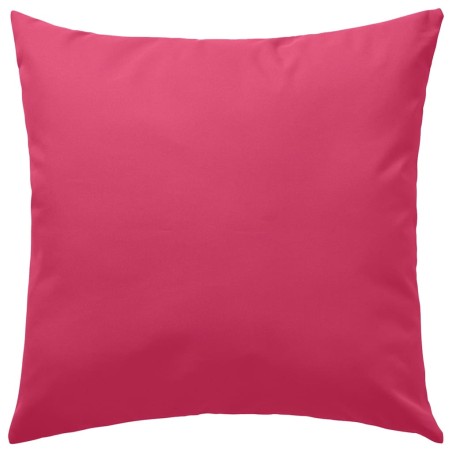Gartenkissen 2 Stk. 60x60 cm Rosa