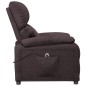 vidaXL Relaxsessel Elektrisch Dunkelbraun Stoff vidaXL Relaxsessel Elektrisch Dunkelbraun Stoff