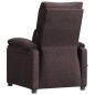 vidaXL Relaxsessel Elektrisch Dunkelbraun Stoff vidaXL Relaxsessel Elektrisch Dunkelbraun Stoff