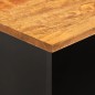 vidaXL TV-Schrank Braun und Schwarz 100x33,5x46 cm Massivholz Mango vidaXL TV-Schrank Braun und Schwarz 100x33,5x46 cm Massivholz Mango