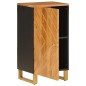 vidaXL Beistellschrank Braun und Schwarz 40x33,5x75 Massivholz Mango vidaXL Beistellschrank Braun und Schwarz 40x33,5x75 Massivholz Mango