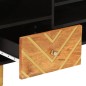 vidaXL TV-Schrank Braun und Schwarz 100x33,5x46 cm Massivholz Mango vidaXL TV-Schrank Braun und Schwarz 100x33,5x46 cm Massivholz Mango