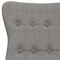 vidaXL Relaxsessel Hellgrau Stoff vidaXL Relaxsessel Hellgrau Stoff