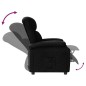 vidaXL Relaxsessel Schwarz Stoff vidaXL Relaxsessel Schwarz Stoff