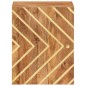 vidaXL Wand-Badschrank Braun und Schwarz Massivholz Mango vidaXL Wand-Badschrank Braun und Schwarz Massivholz Mango