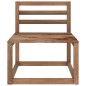 vidaXL 5-tlg. Garten-Lounge-Set Braun Imprägniertes Kiefernholz