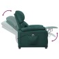 vidaXL Relaxsessel Elektrisch Dunkelgrün Stoff vidaXL Relaxsessel Elektrisch Dunkelgrün Stoff