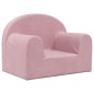 vidaXL Kindersofa Rosa Weich Plüsch vidaXL Kindersofa Rosa Weich Plüsch