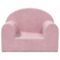 vidaXL Kindersofa Rosa Weich Plüsch vidaXL Kindersofa Rosa Weich Plüsch