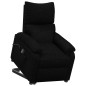 vidaXL Aufstehsessel Schwarz Stoff vidaXL Aufstehsessel Schwarz Stoff