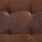 vidaXL Ottoman mit Stauraum 87,5 cm Braun Wildleder-Optik vidaXL Ottoman mit Stauraum 87,5 cm Braun Wildleder-Optik