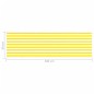 vidaXL Balkon-Sichtschutz Gelb und Weiß 90x300 cm HDPE vidaXL Balkon-Sichtschutz Gelb und Weiß 90x300 cm HDPE