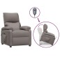 vidaXL Aufstehsessel Taupe Stoff vidaXL Aufstehsessel Taupe Stoff