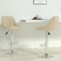 vidaXL Barhocker 2 Stk. Creme Samt vidaXL Barhocker 2 Stk. Creme Samt