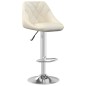 vidaXL Barhocker 2 Stk. Creme Samt vidaXL Barhocker 2 Stk. Creme Samt