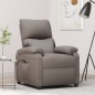 vidaXL Relaxsessel Elektrisch Taupe Stoff vidaXL Relaxsessel Elektrisch Taupe Stoff