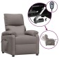 vidaXL Relaxsessel Elektrisch Taupe Stoff vidaXL Relaxsessel Elektrisch Taupe Stoff