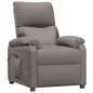 vidaXL Relaxsessel Elektrisch Taupe Stoff vidaXL Relaxsessel Elektrisch Taupe Stoff
