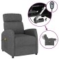 vidaXL Massagesessel Elektrisch Dunkelgrau Stoff vidaXL Massagesessel Elektrisch Dunkelgrau Stoff