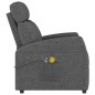 vidaXL Massagesessel Elektrisch Dunkelgrau Stoff vidaXL Massagesessel Elektrisch Dunkelgrau Stoff